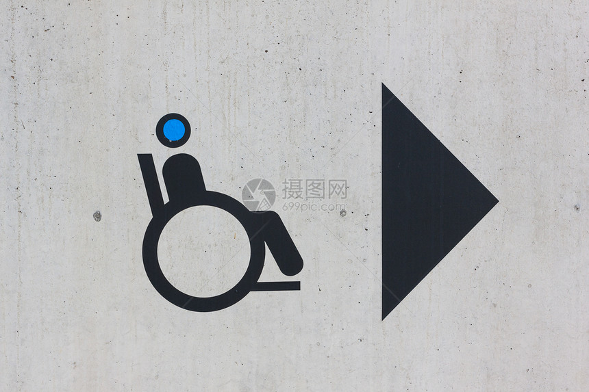 残疾人标志注意力警告城市地下室运输分数车库水泥插图建筑图片