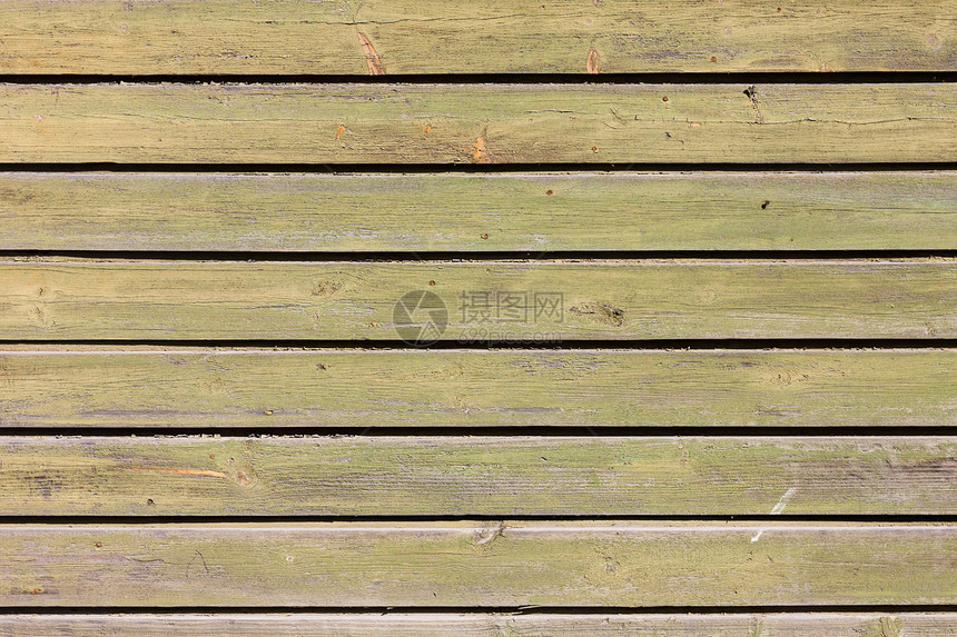 绿漆旧木木画背景木材尖刺木地板框架楼梯乡村地面木头指甲材料图片