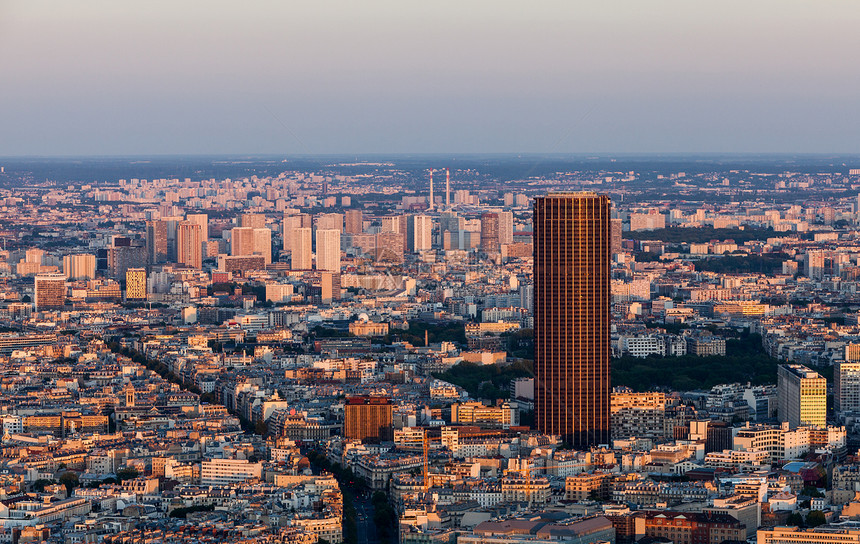 巴黎空中观测图片