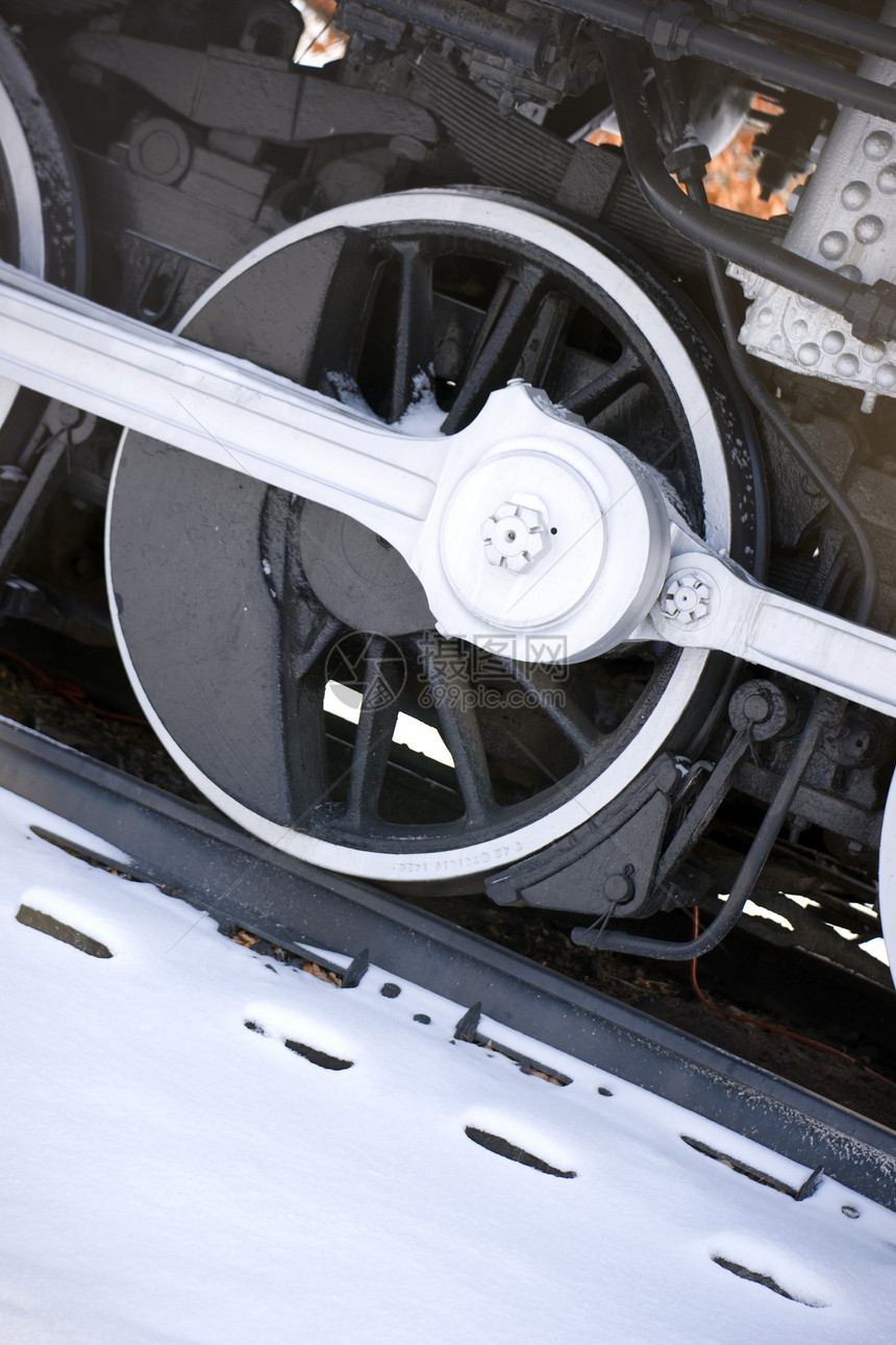 滚动牵引机机车运输黑色铁轨车辆铁路工业手臂机器图片