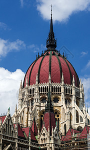 萨贾加尔匈牙利议会地标圆顶立法建筑艺术国家建筑学旅行背景