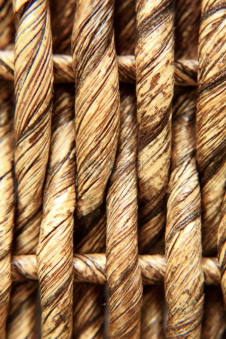 Wicker 篮子纹理棕色工艺宏观地面材料柳条条纹稻草褐色图片