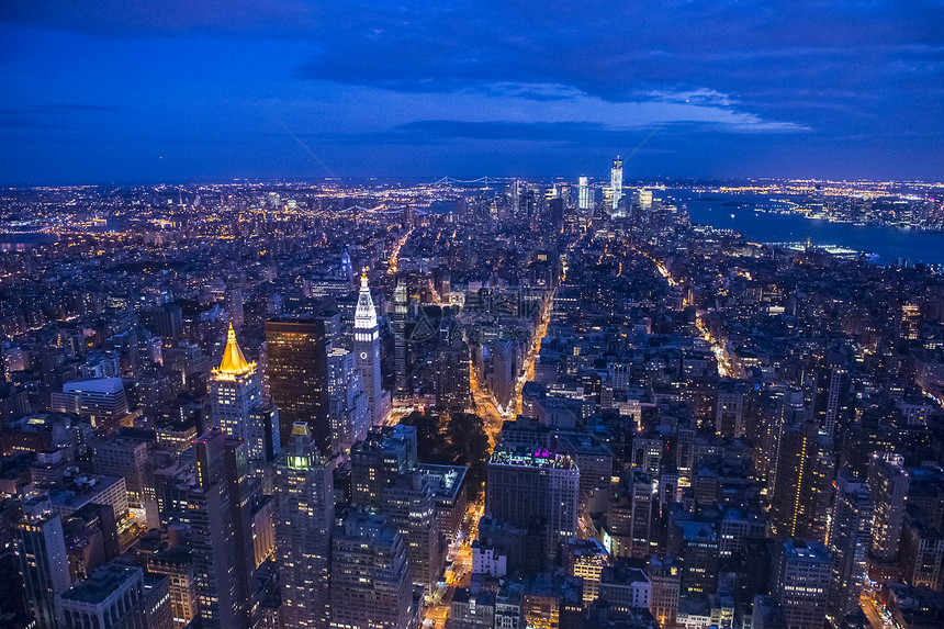 纽约夜间游客生活市中心力量城市旅游建筑学旅行天空摩天大楼图片