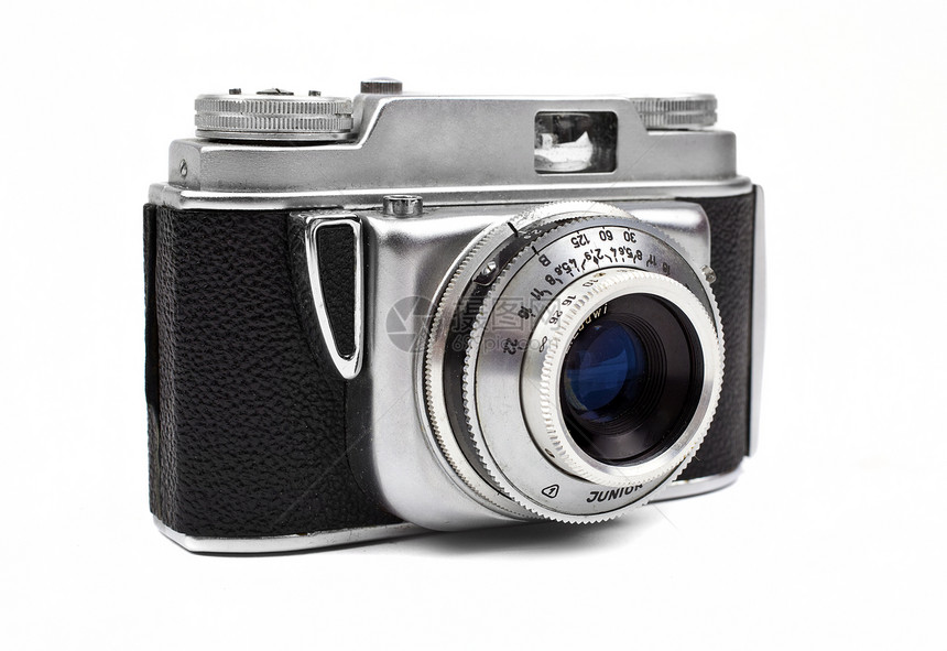 维摄像机光圈古董快门白色闪光单反照片技术摄影塑料图片
