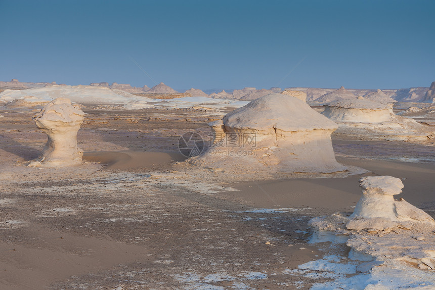 埃及白沙漠编队岩石山脉沙漠白色自然公园石头干旱图片