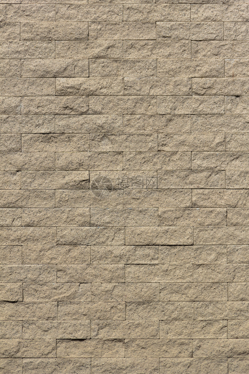 沙石墙正方形路障长方形褐色棕色力量房子砖墙建筑学材料图片