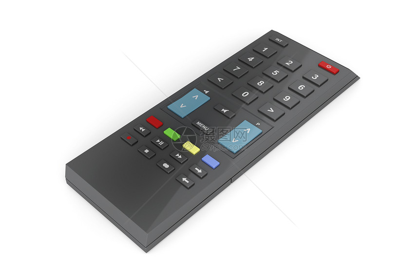 远程控制塑料卫星机顶盒渠道键盘黑色视频钥匙娱乐电子产品图片
