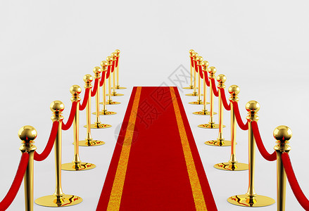 红地毯红色绳索派对奖项大厅天鹅绒问候语名声展览金子背景图片