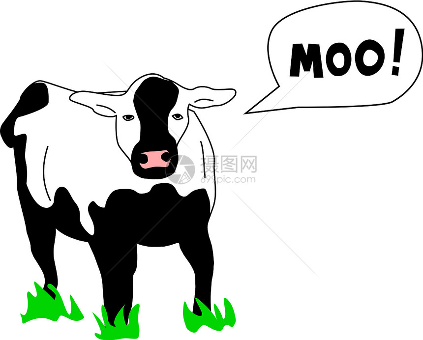 Cow Mooing 牛角图片