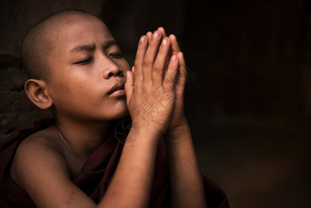 佛教眼睛素材祷告佛教徒传统眼睛男人新手文化乡村贫困长袍信仰背景