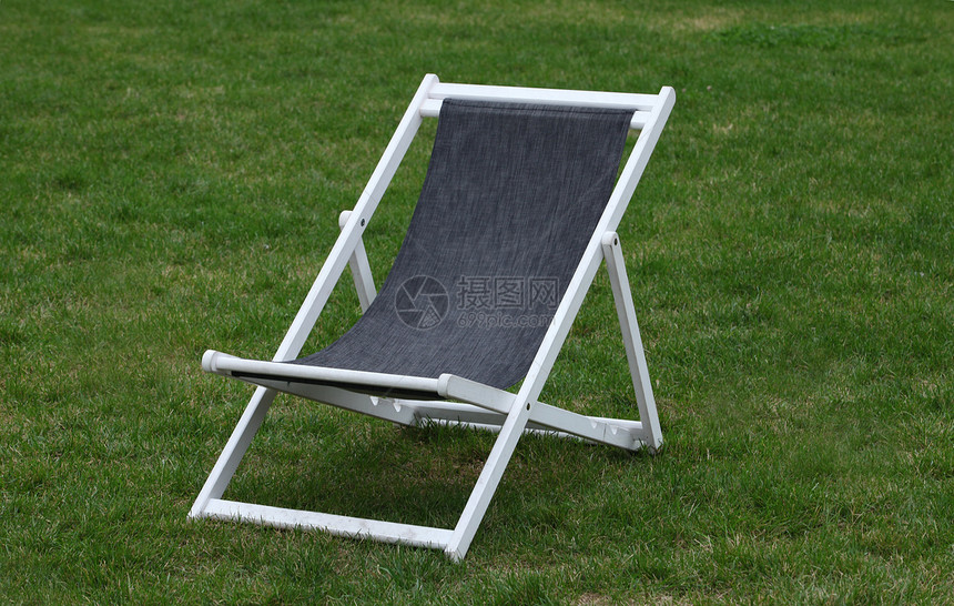 甲板椅子花园帆布家具座位休息室机动性扶手椅沙滩旅行草地图片