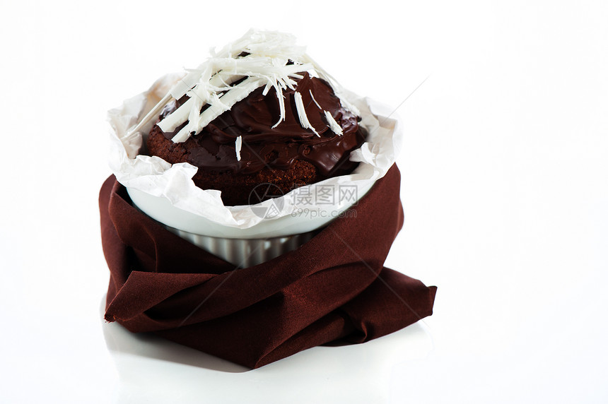 巧克力蛋糕巧克力奶油咖啡小吃盘子庆典糖果食谱可可面包图片