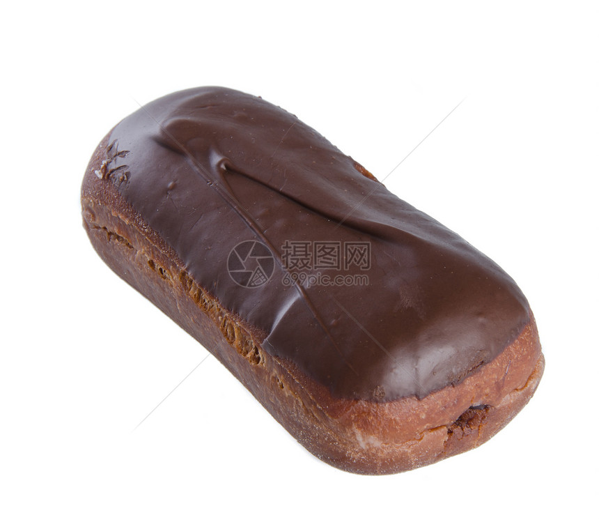 背景上巧克力甜甜圈糕点戒指小吃食物美食垃圾奶油面包蛋糕早餐图片