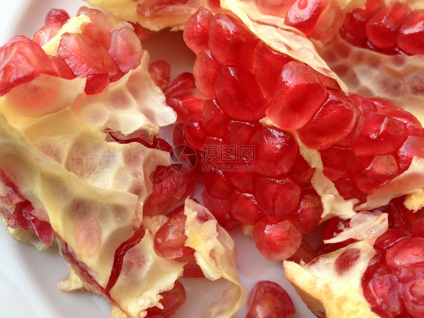 石榴美味维生素食物饮食营养红色水果农业种子图片