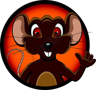 快乐的老鼠动画背景图片