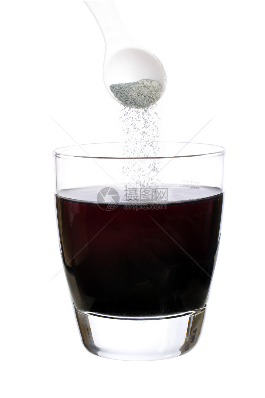 软饮料混合小吃果汁量勺食品玻璃紫色汽水白色图片