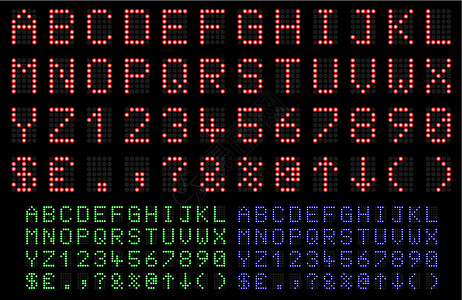 LED 字体背景图片