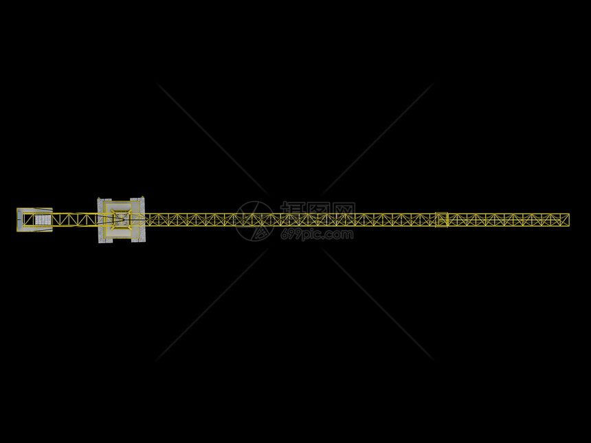 建筑起重机黄色白色建造设备活动工业机器工程图片