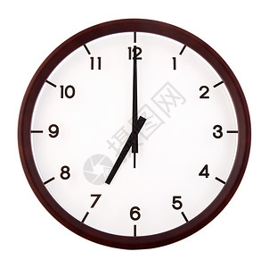 经典模拟时钟小时圆圈手表办公室时间工作数字滴答木头技术背景图片