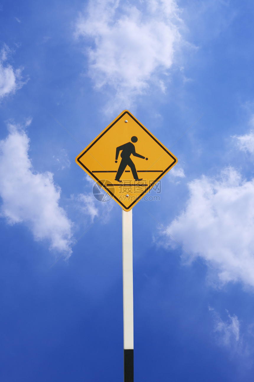 黄黄步行标志途径小路速度男人法律警告男生安全钻石运输图片