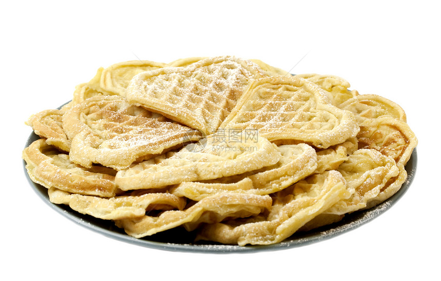白色的松饼晶圆胡扯课程黄色盘子营养美食早餐蛋糕糕点图片