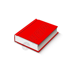 白色的红色书本背景图片