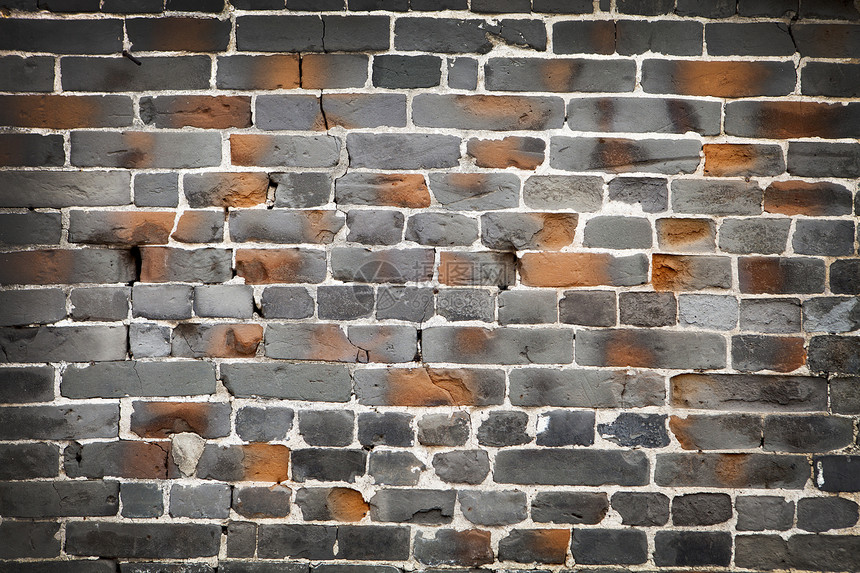 旧砖墙背景积木岩石材料建设者历史水泥线条瓦砾石工砂浆图片