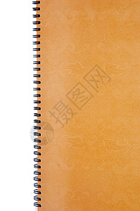 垂直书本棕色花层覆盖学习会议角落戒指笔记商业日记螺旋软垫笔记本背景图片