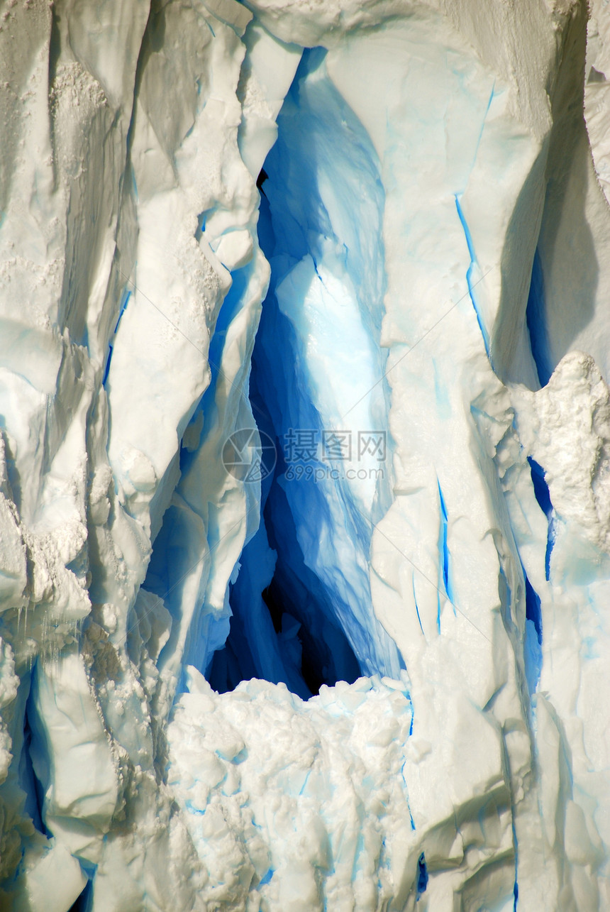 冰川详细细节蓝色白色图片