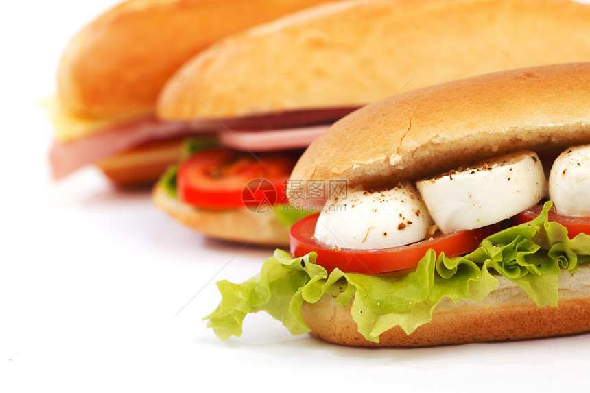 三明治加番茄和沙拉财产野餐饮食生物面包饼干素食者窗格休息小吃图片