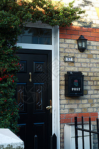 都柏林门 爱尔兰房子入口住宅街道财产黄铜信箱城市邮箱建筑学背景