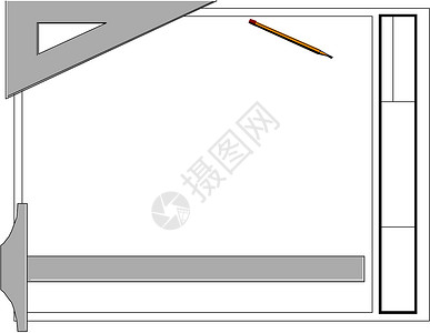 办公室工具橡皮统治者荧光笔毛毡插图胶水学生订书机铅笔罗盘背景图片