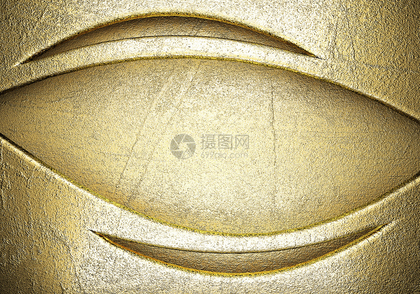 金金背景抛光反射空白奢华魅力控制板金属盘子颗粒状材料图片