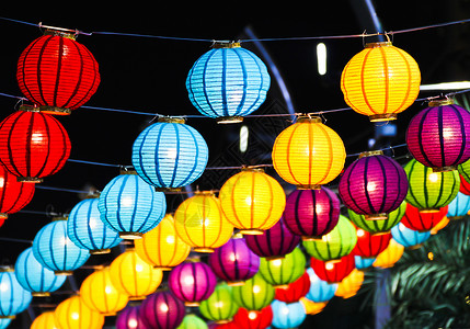 中国灯笼新年宝塔红色文化背景图片