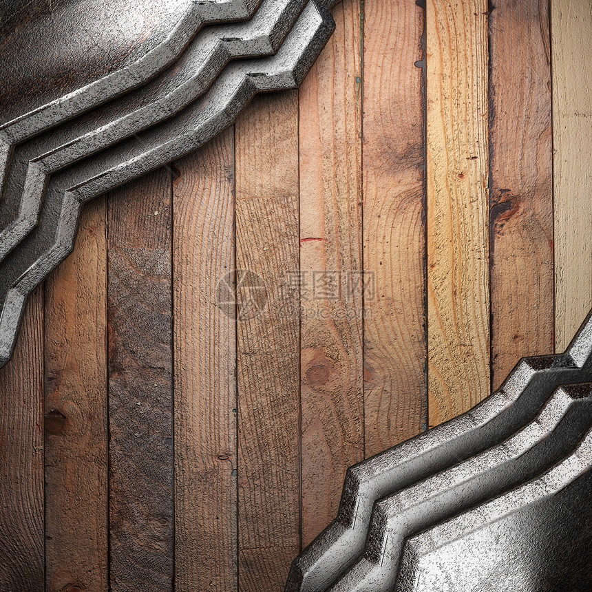 钢壁上的金属艺术控制板合金床单建造木板炼铁材料框架品牌图片