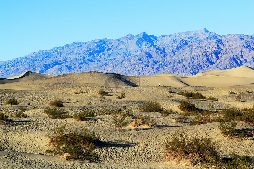 沙丘天空山脊风景日出侵蚀涟漪沙漠地质学公园沙波图片