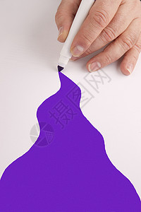 由手创造的紫花背景图片