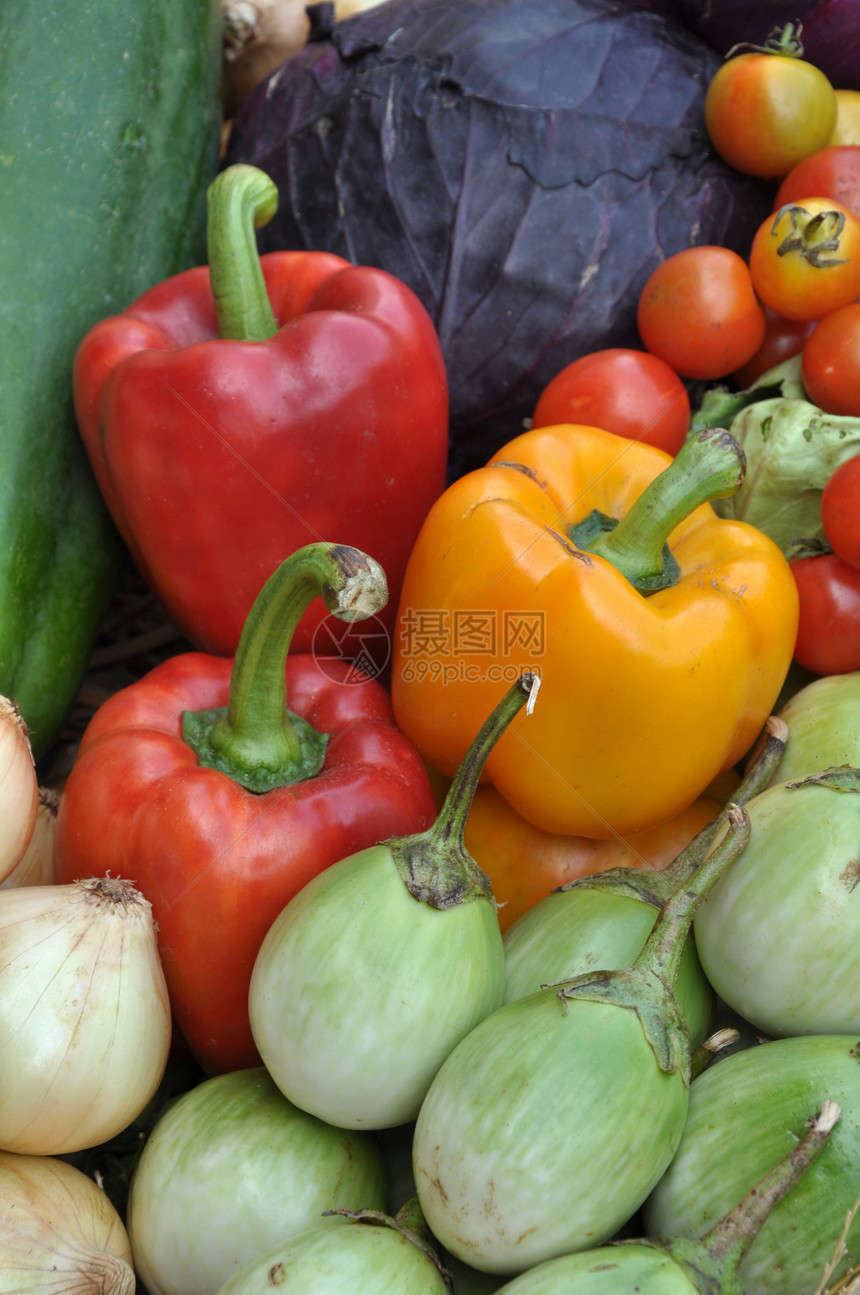 蔬菜生产沙拉厨房辣椒烹饪茄子纤维美食花园水果图片