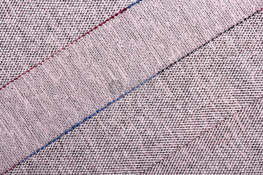 制造质体衣服薰衣草白色黑色条纹材料纤维对角线棉布羊毛图片