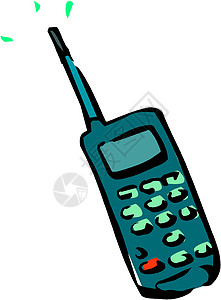 白色的旧手机天线数字电讯背景图片