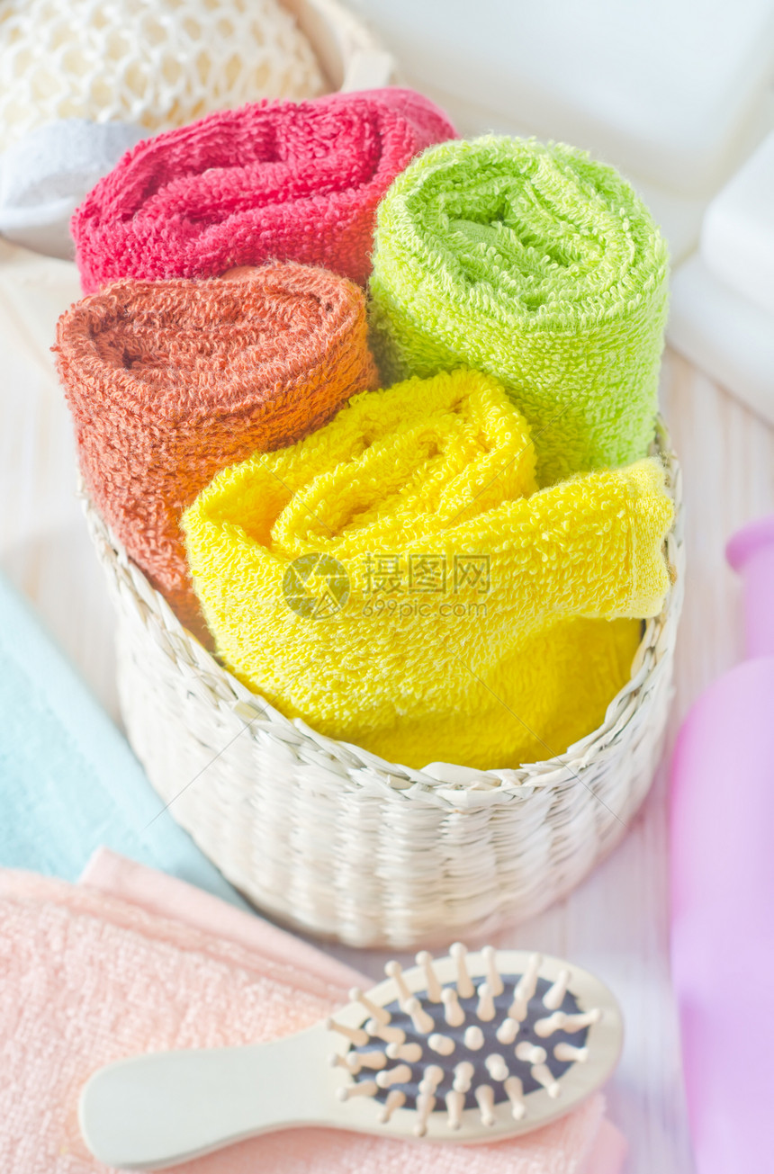 彩色毛巾造型师身体卫生奶油配件塑料尖齿头发消毒肥皂图片