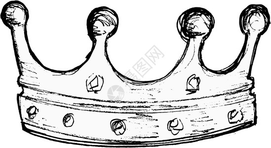 树冠数卡通片国王插图皇家奢华珠宝贵族草图金子宝石背景图片