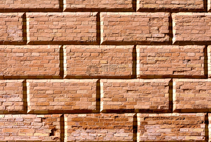 砖墙纹理的背景石方地面风化古董建筑学墙纸正方形砖块石膏材料图片