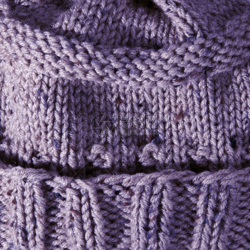 紫色手工制作 Knit 纹理图片