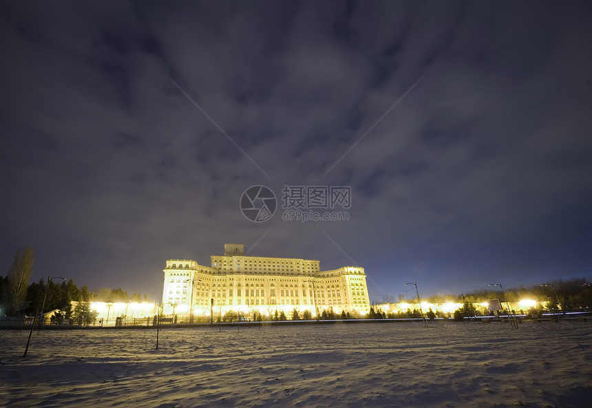 布加勒斯特议会宫布加勒斯特观光建筑议会地标建筑学旅行旅游天气图片