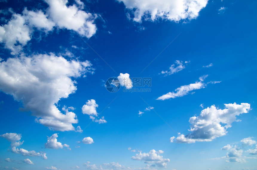 蓝蓝天空白色多云天堂气候气氛天气日光蓝色宗教臭氧图片