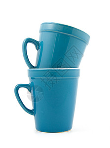 蓝咖啡杯杯子饮料咖啡咖啡店背景图片