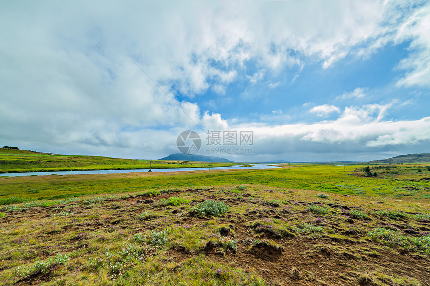 冰川河峡谷国家旅行晴天侵蚀流动河床碎石平坦度山沟图片