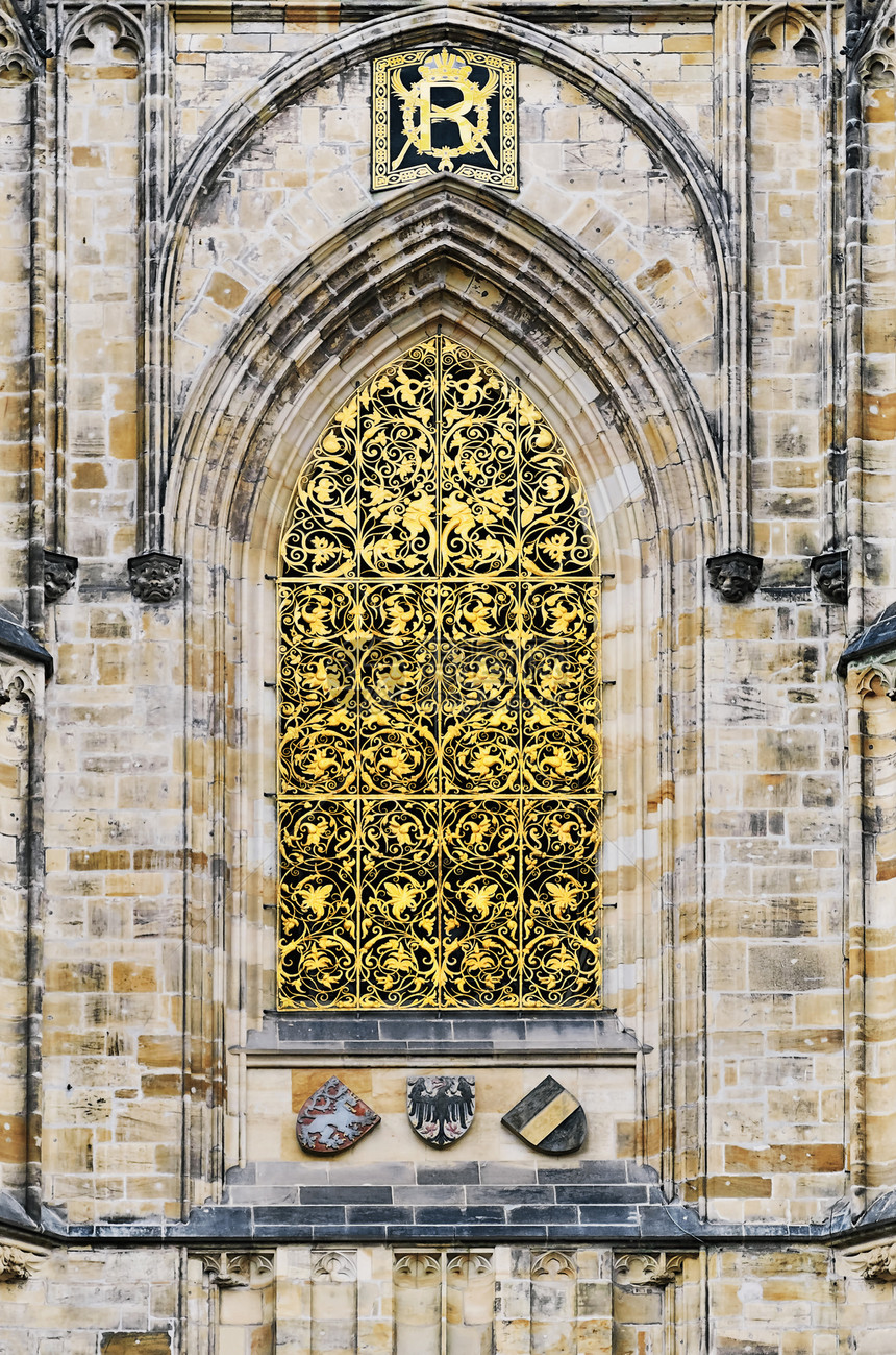 圣维杜斯大教堂窗口图片