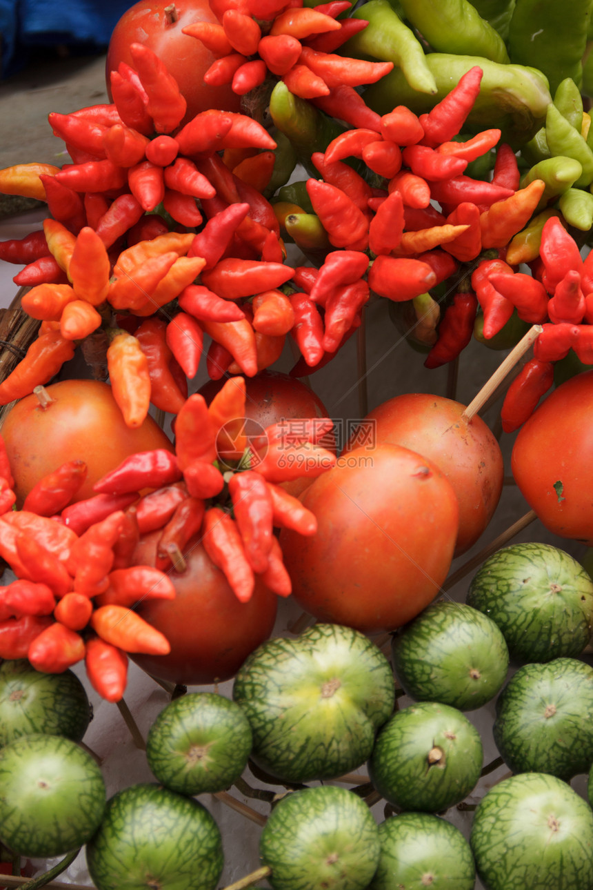 蔬菜的收集团体茄子食物红色叶子市场绿色收藏水平沙拉图片